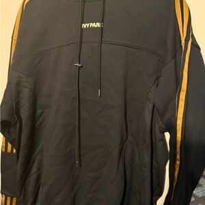 IVY PARK Black Hoodie with Green Logo